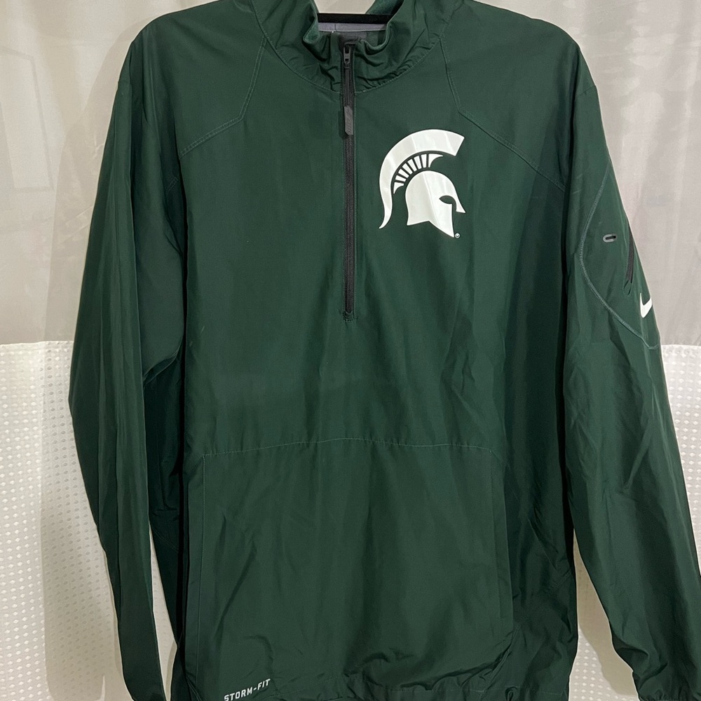Nike Dark Green Men's Windbreaker Jacket